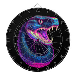 Diana Serpiente Cobra en estilo estético vaporwave