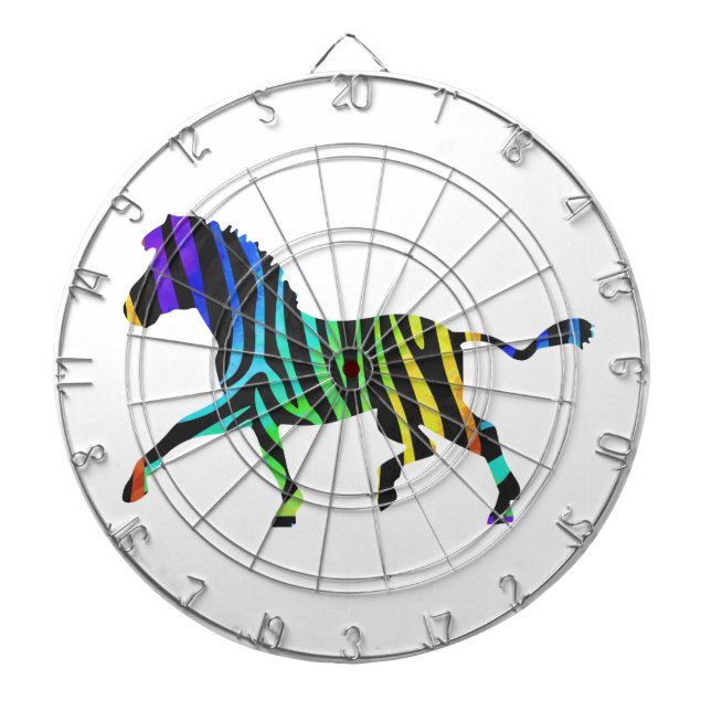 Diana Silhouette Zebra Black and Rainbow (Frente)
