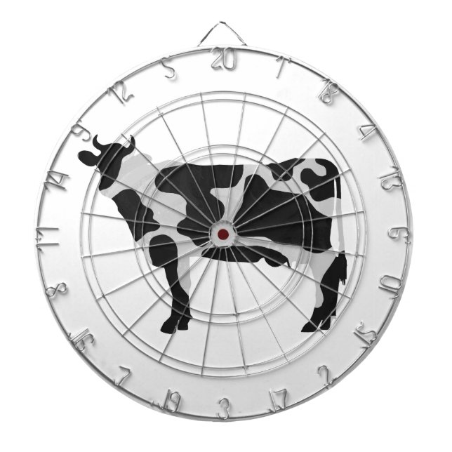 Diana Silueta blanca y negra de vaca (Frente)