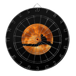 Diana Silueta de un gato negro en una tabla de arte de á