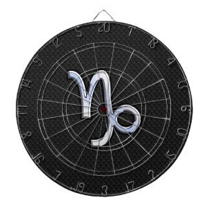 Diana Símbolo cromado de Zodiaco de Capricornio sobre la