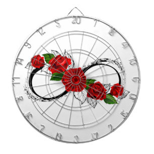 Diana Símbolo infinito con rosas rojas