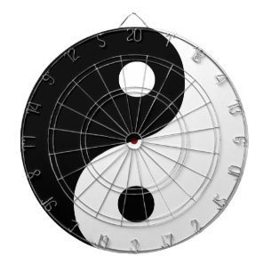 Diana Símbolo taoísta Yin Yang en blanco y negro