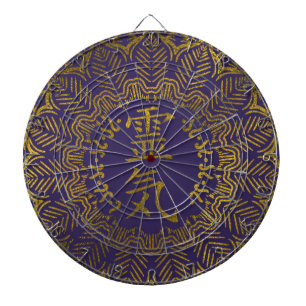 Diana Símbolos curativos de Reiki en mandala del oro