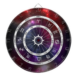 Diana Símbolos de astrología zodiaca en un Starfield cós