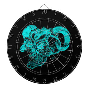 Diana Skull Devil Head Black and Green Design