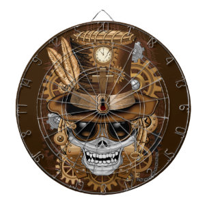 Diana Skull Steampunk Voodoo Retro Machine