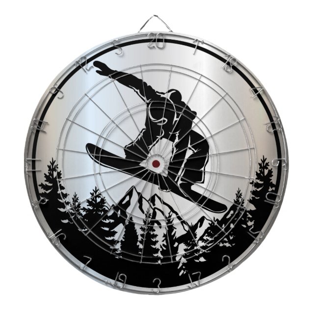 Diana Snowboarding Dartboard (Frente)