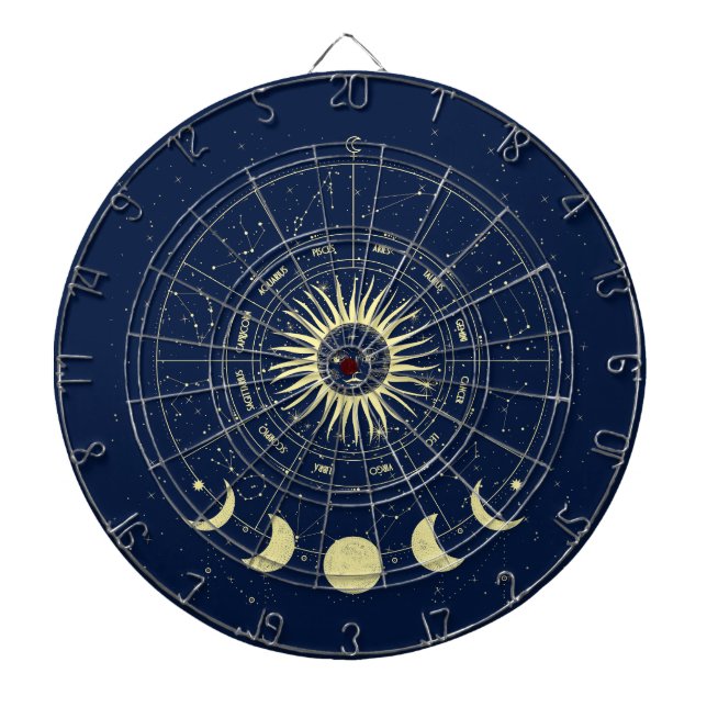 Diana Sol Celestial Fases de la Luna Zodiaco (Frente)