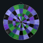 Diana Sombras de la púrpura y del verde<br><div class="desc">Dartboard en sombras de la púrpura y del verde.</div>