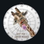 Diana Sonrisa divertida de jirafa en la mesa de arte dra<br><div class="desc">Divertido Giraffe Tongue Out and Playful Wink - Sonríe el dibujo de un Personalizado animal - Elija / agregue su texto único / fuente / color - Haga su regalo especial - Redimensionar y mover o eliminar y agregar elementos / imágenes con la herramienta de personalización ! - Dibujo y...</div>