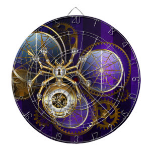 Diana Spider Steampunk sobre fondo morado