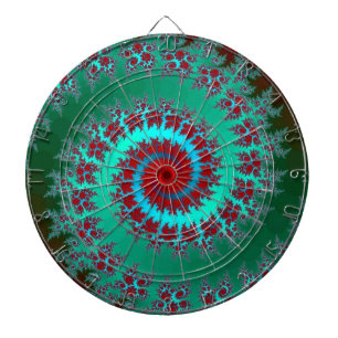Diana Spiral Fractal Dart Board
