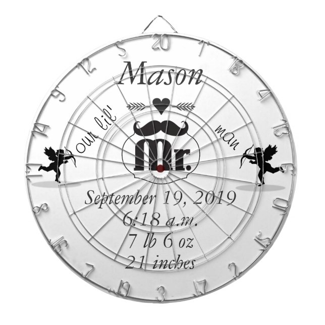 Diana Sr. Mustache Lil Man Baby Boy Stats (Frente)