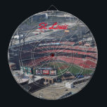 Diana St. Louis Dartboard<br><div class="desc">Cartel con una foto del centro de St. Louis.</div>
