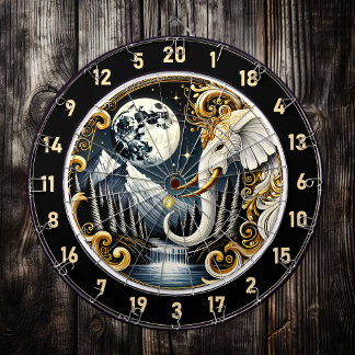Diana Starry Sky Frames Graceful White Elephant