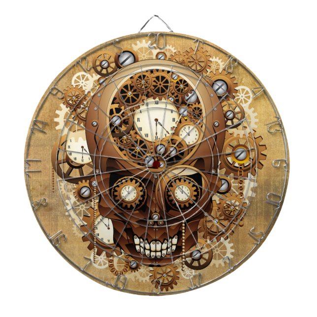 Diana Steampunk Skull Estilo Gótico (Frente)