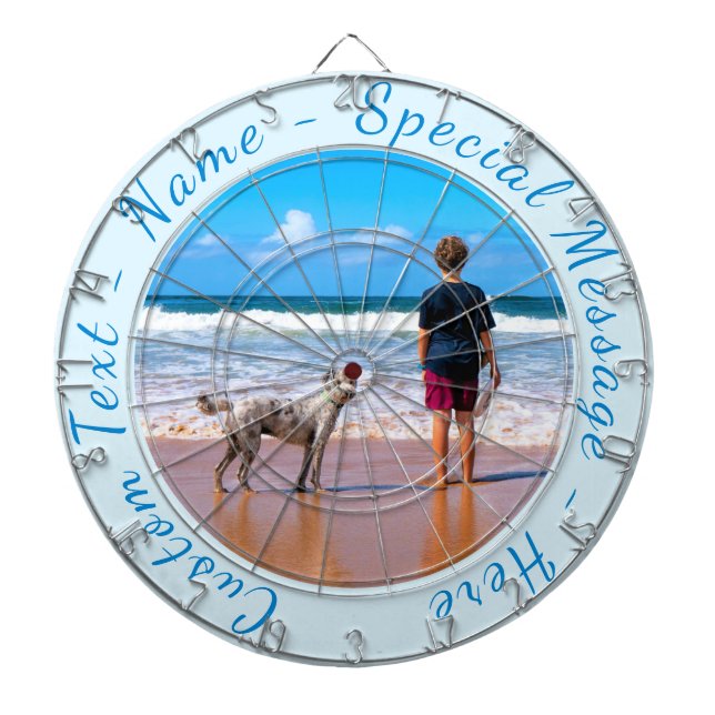 Diana Su placa fotográfica con texto Personalizado (Frente)