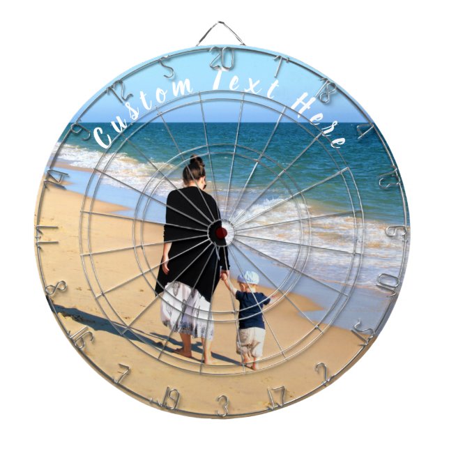 Diana Su placa fotográfica con texto Personalizado (Frente)