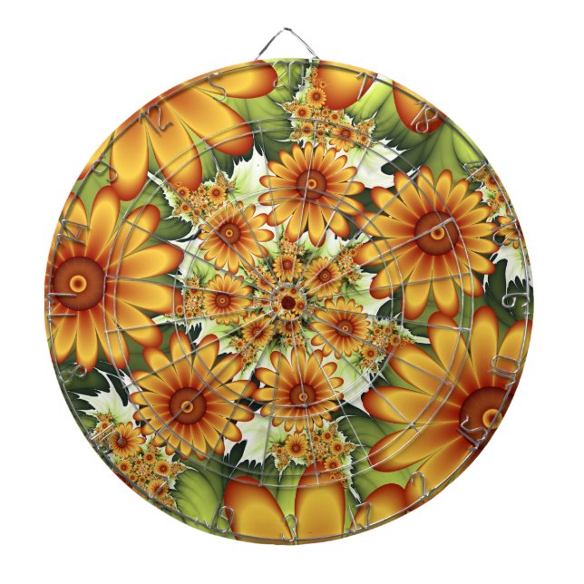 Diana Sueño floral, arte fractal de flores abstractas mo (Frente)