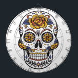 Diana Sugar Skull<br><div class="desc">¡Un cráneo de azúcar con una tabla de dardos florales para divertirse en Halloween, o en cualquier época del año!</div>
