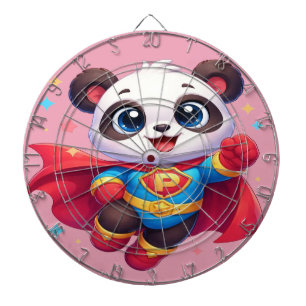 Diana Super Panda Héroe — Panda Volador Kawaii Lindo