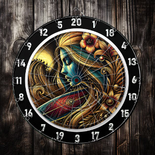 Diana Surfer Golden Sunset Glow Art