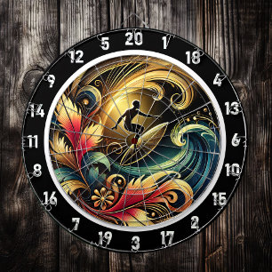 Diana Surfista Tropical Lienzo de onda de onda de sol