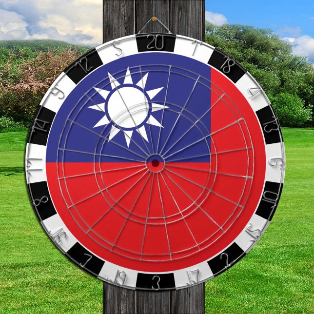Diana Taiwan Dartboard, game board, bandera taiwanesa (Subido por el creador)