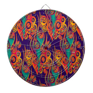 Diana Tattoo Pattern Art - llamas y círculos