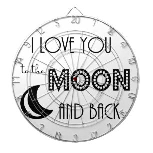 Diana te amo hasta la luna y de vuelta negro blanco