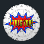 Diana Te Lo Dije<br><div class="desc">¡Te lo dije, burbuja del discurso del personalizado basada en el famoso "POW personalizado! ¡Diseño de arte pop!</div>
