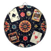 tema de patrón de casino en negro