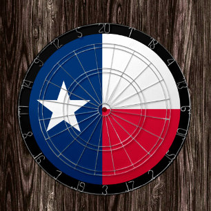 Diana Texas Flag Dartboard & Texas / USA game board