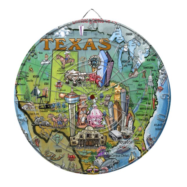 Diana Texas USA Map (Frente)