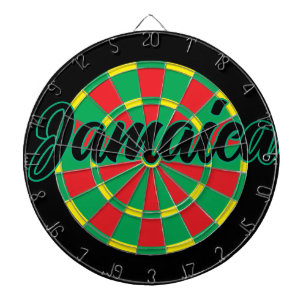 Diana Texto editable de Jamaica Color rojo verde negro