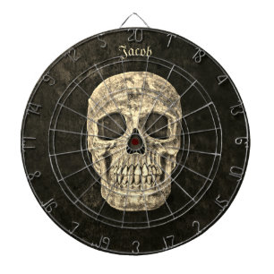 Diana Textura Gótica De Calavera Humana Negro Y Beige G