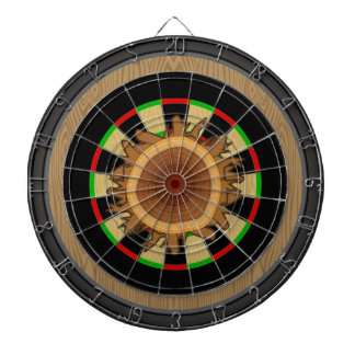 Diana Tocón de madera con el Dartboard de madera de la