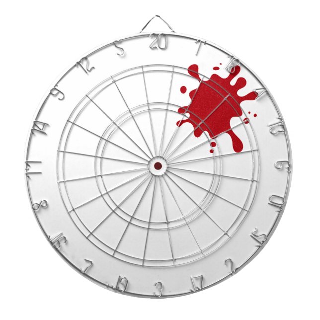 Diana Tomato Red Splash Custom Dartboard (Frente)