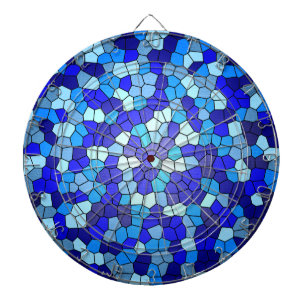 Diana Tonos de vidrio manchado azul por Shirley Taylor