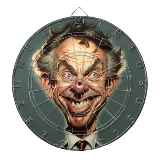 Diana Tony Blair Dartboard