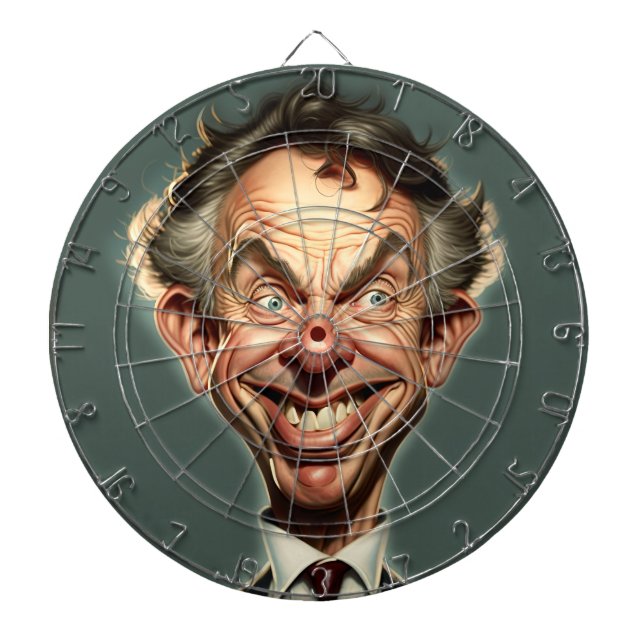 Diana Tony Blair Dartboard (Frente)