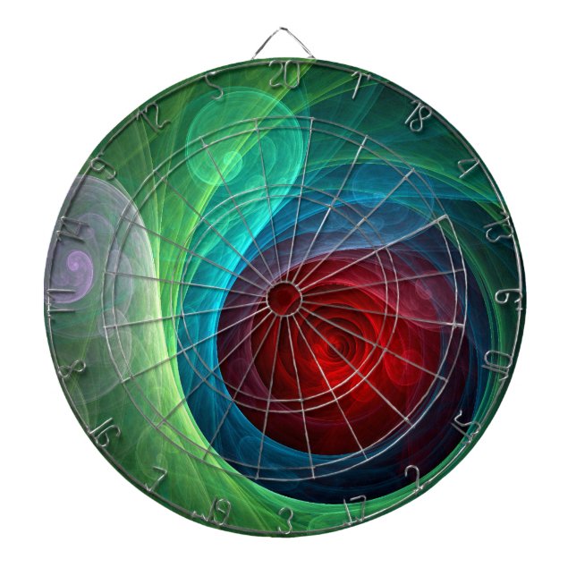 Diana Tormenta roja Floral Moderno Resumen Patrón de col (Frente)