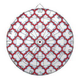 Diana Trellis blanca y roja, Entramado, Quatrefoil