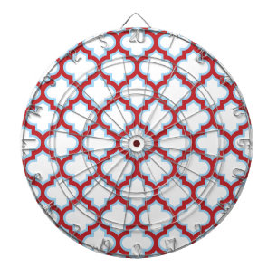 Diana Trellis blanca y roja, Entramado, Quatrefoil