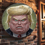 Diana Triunfo Gracioso Cartel Con Objetivo Presidencial<br><div class="desc">Foto de la Junta Donald Trump Dart. Este divertido tablero cuenta con una caricatura de un ex presidente,  ideal para una noche de juegos con amigos o para añadir un toque de brillo a su sala de juegos.</div>