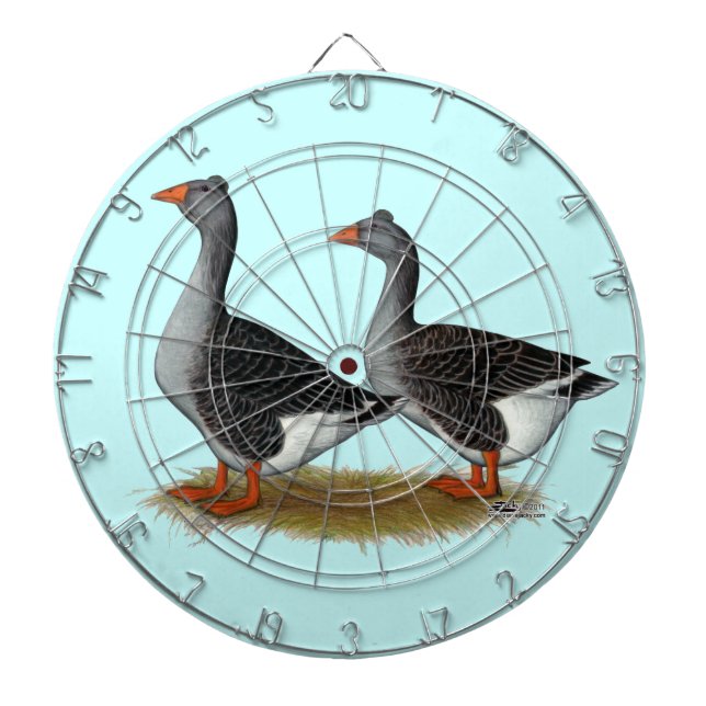 Diana Tufted Toulouse Geese (Frente)