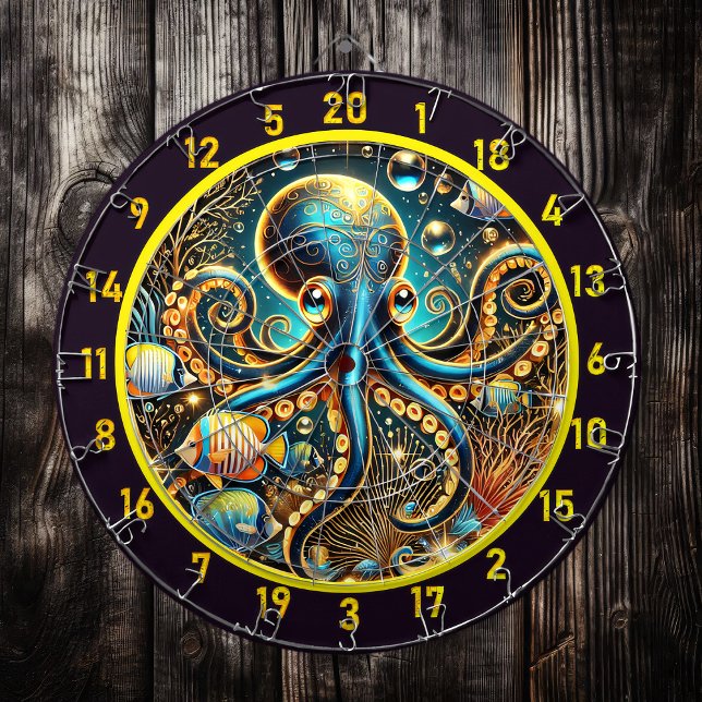 Diana Twilight Abyss Octopus Dartboard (Subido por el creador)