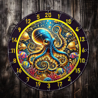 Diana Twilight Tide Octopus Dartboard