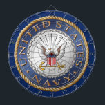 Diana U.S. Dartboard de la marina de guerra<br><div class="desc">Muestre su orgullo en la marina americana Con estos productos. LOS E.E.U.U. Veterano diseñado.

¡Personalizable! Diversos tamaños,  colores y opciones.</div>